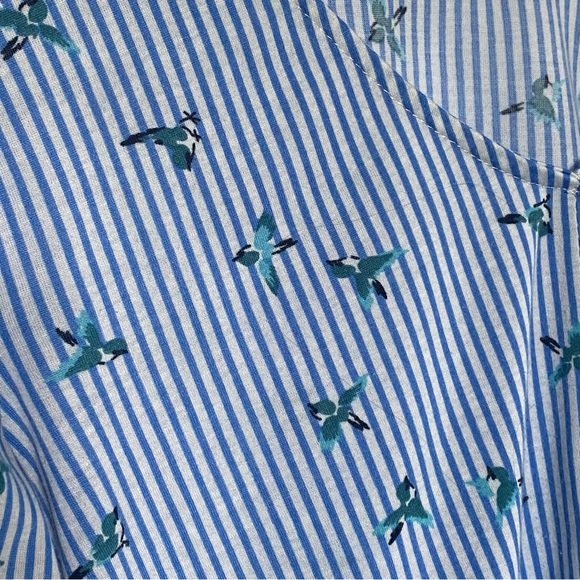 Women’s blue striped blouse, Passport - Picture 3 of 4